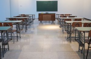 Empty Classroom School Guidelines for COVIDGuidelines