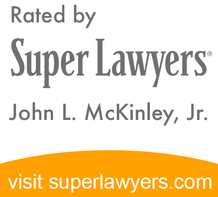 John L. McKinley, Jr. has been recognized by SuperLawyers.com as a 2021 Super Lawyer